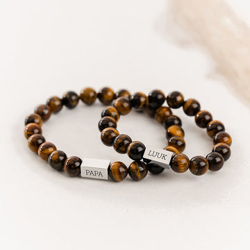 Customized Tiger Eye Stone Beads Bracelet for Men