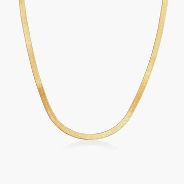 Herringbone Slim Chain Necklace