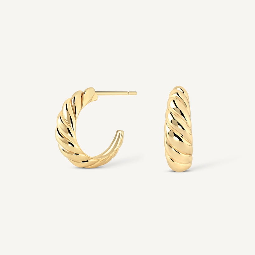 Croissant Hoop Earrings