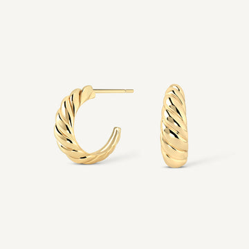 Croissant Hoop Earrings