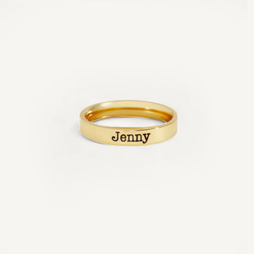 Personalized Custom Engraved Name Ring