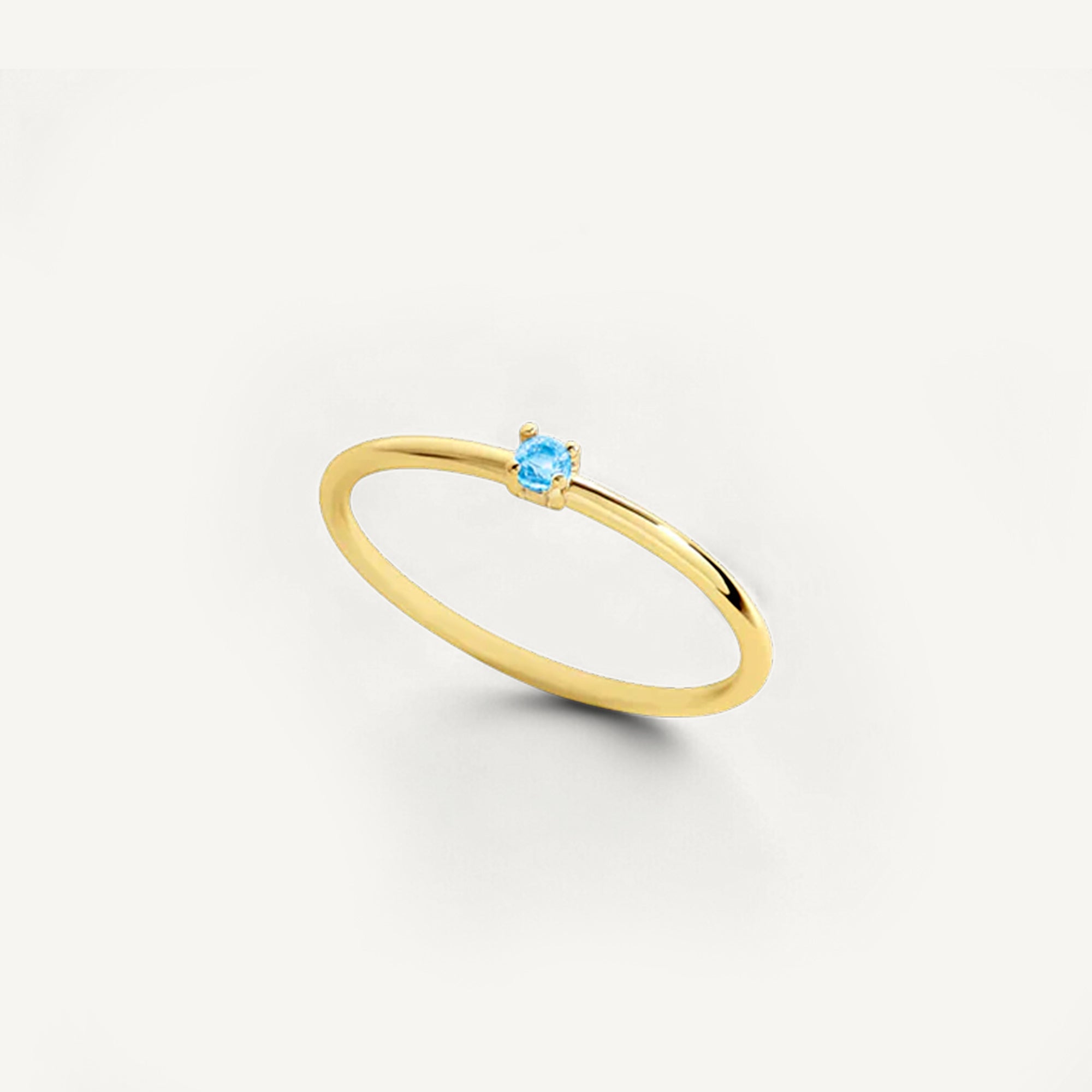 Personalized Custom Dainty Birthstone Ring